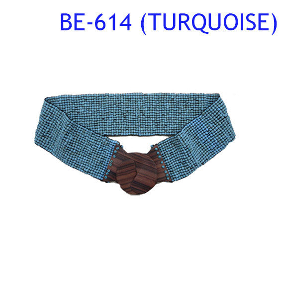 elastic belt turquoise