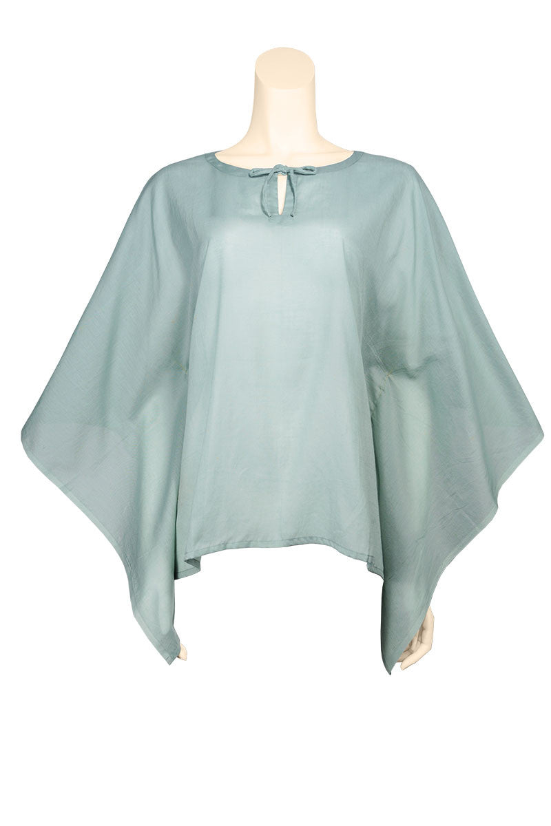 caftan top voile ice berry green