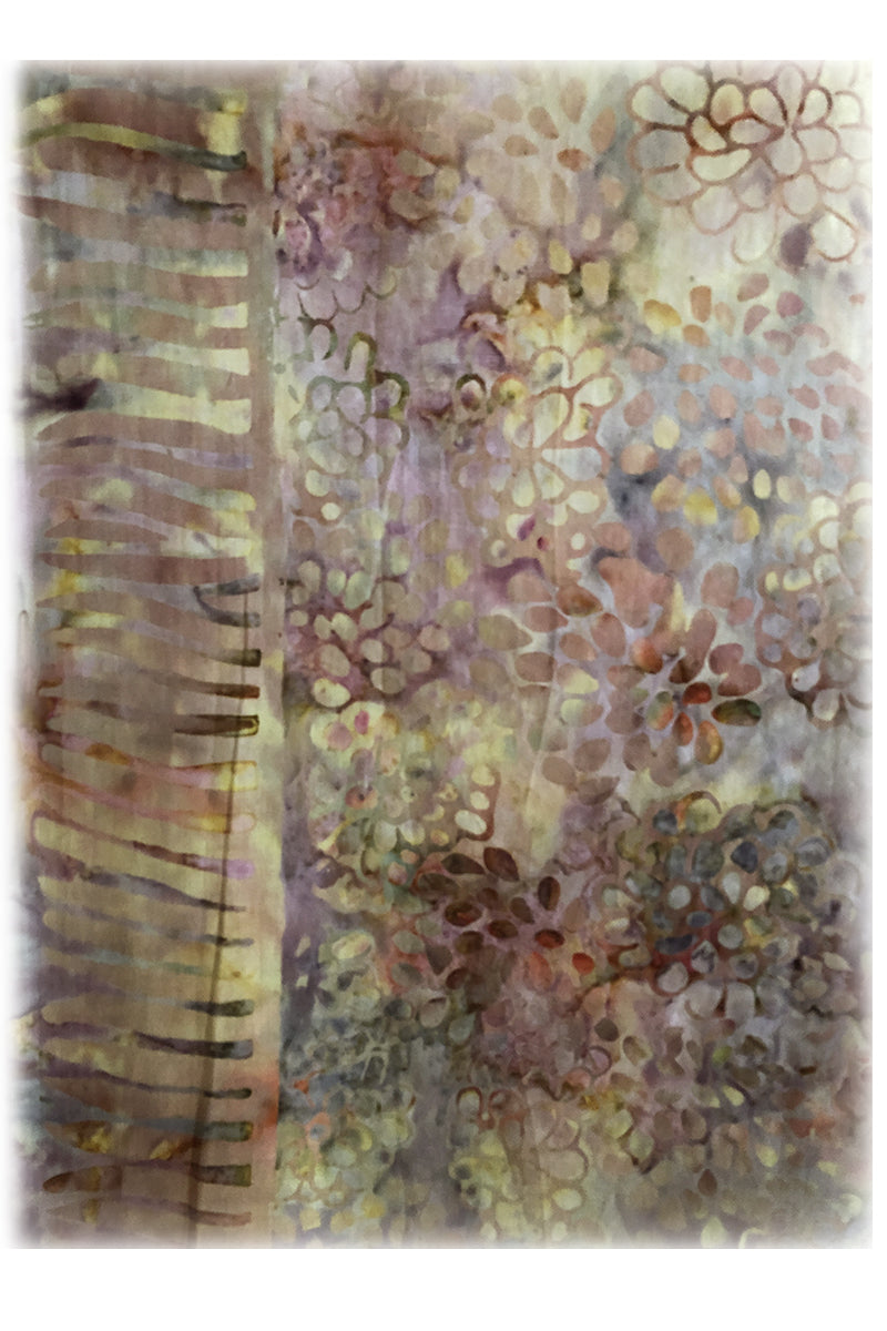 Batik Print with Flowers