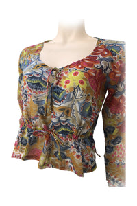 Cotton Blouse U neck