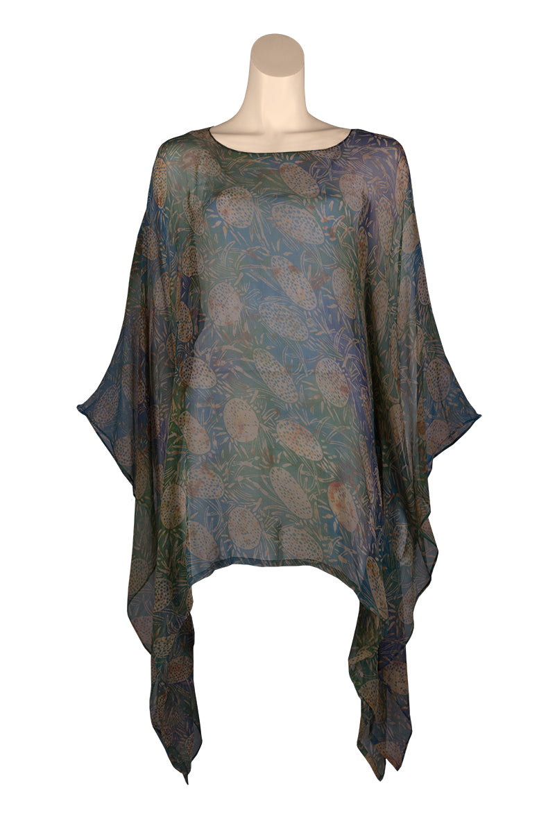 Batik Kaftan Chiffon Silk