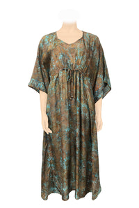 Long Sun Dress Habotai Silk
