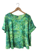 Short Sleeve Batik Top