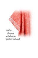 Knee length katan - sleeve border detail