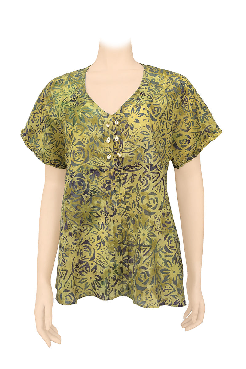 Batik Top Short Sleeve