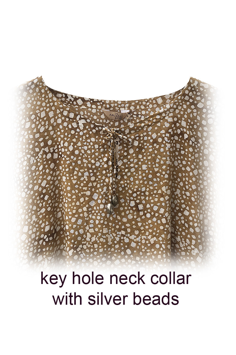 Key Hole Collar Dress