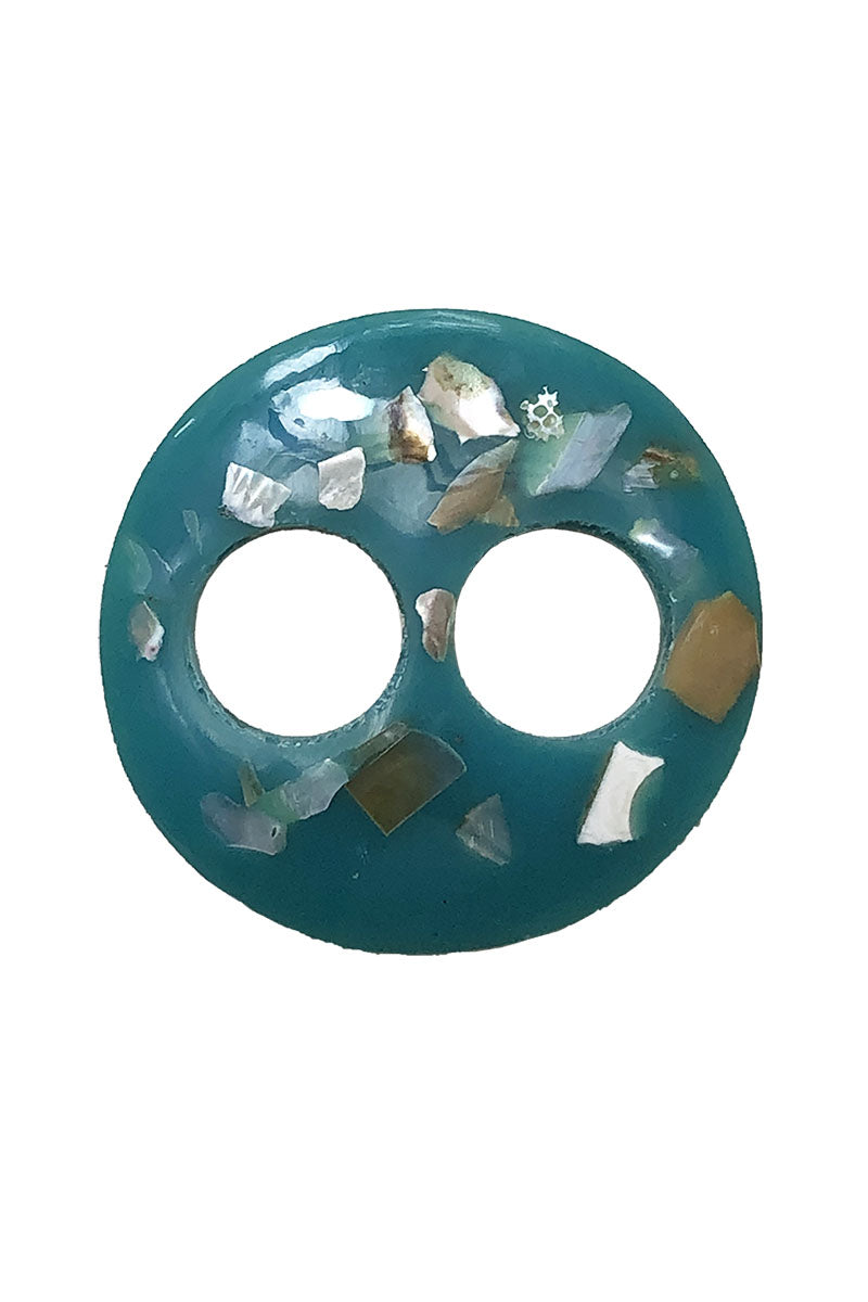 Sarong Buckle Round Turquoise