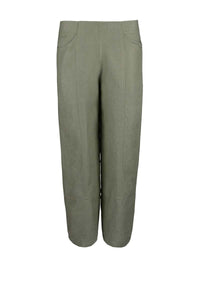 lady's linen trousers, cropped pants linen, casual lady's linen pants