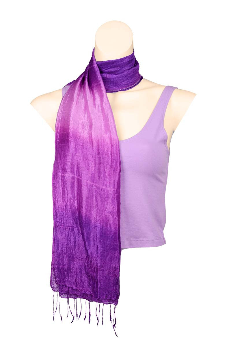 silk scarf tie dye