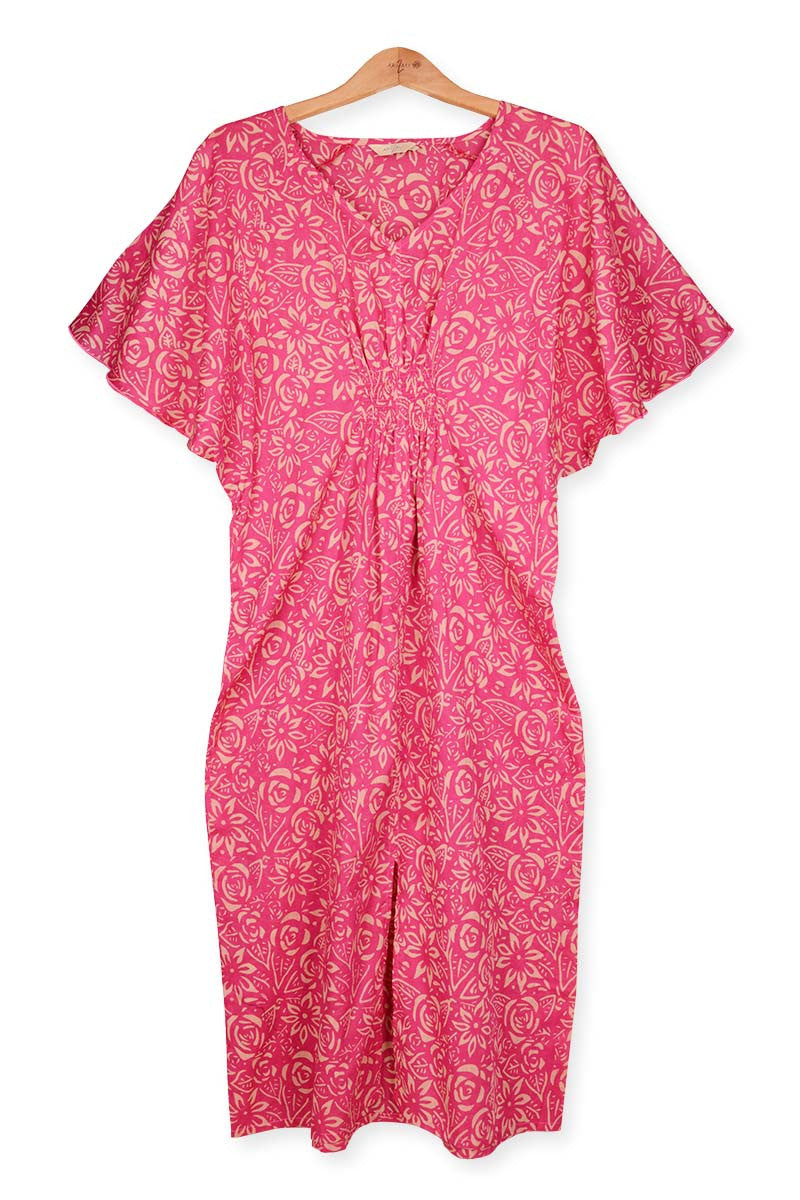 summer dress 3/4 cotton voile