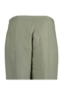 detail linen pants, back detail linen pants, cut & sew trousers
