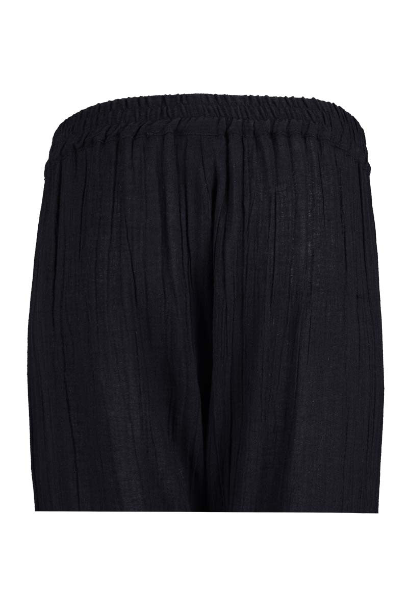 elastic waist pants, back detail for pants