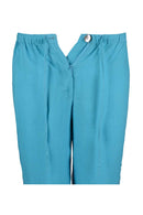 zip detail for linen pants