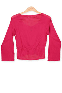 3/4 sleeves top for light summer wear