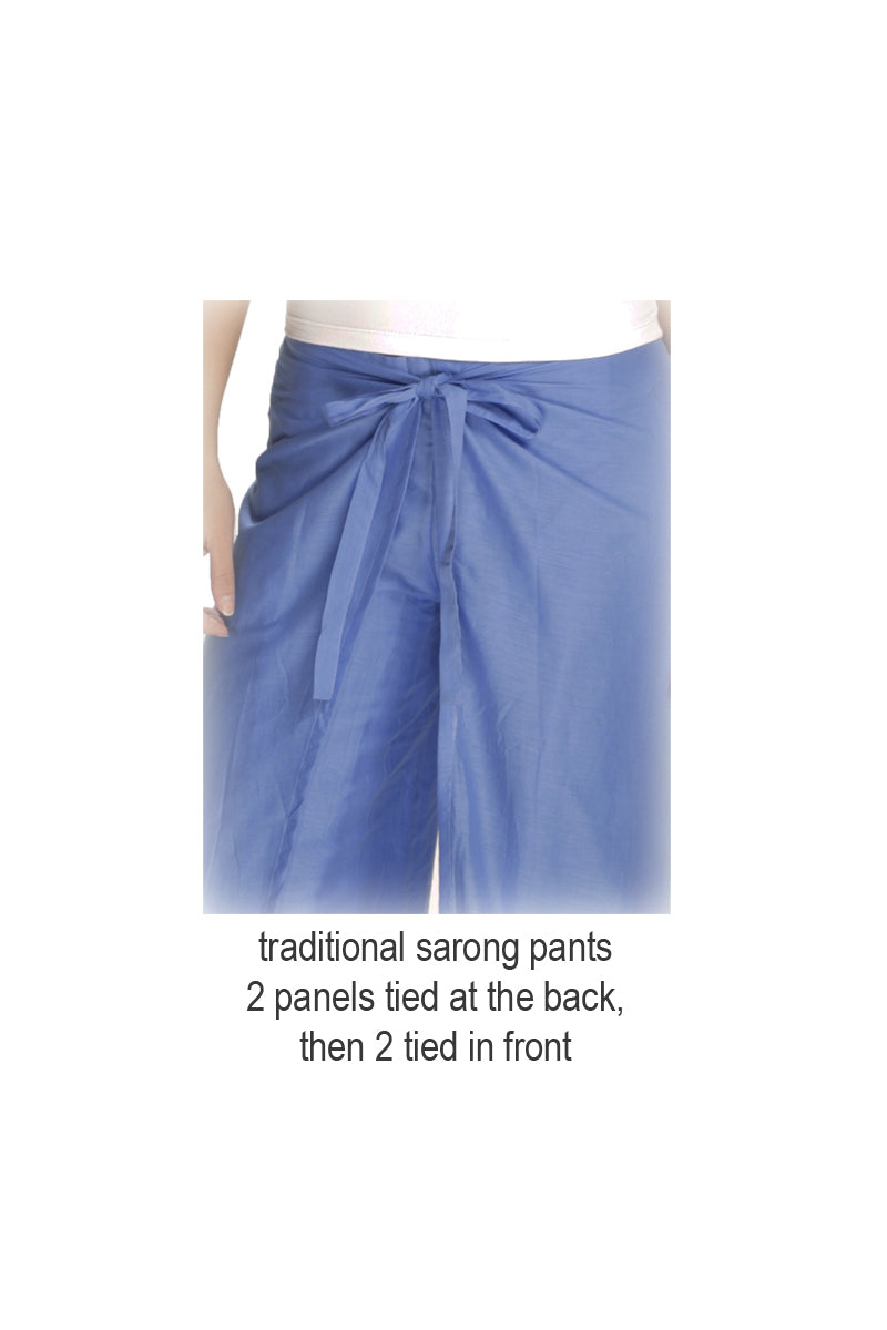 Detail of Sarong Pants Wrapping