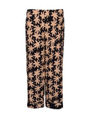 Batik pants straight cut - rayon -black & beige color