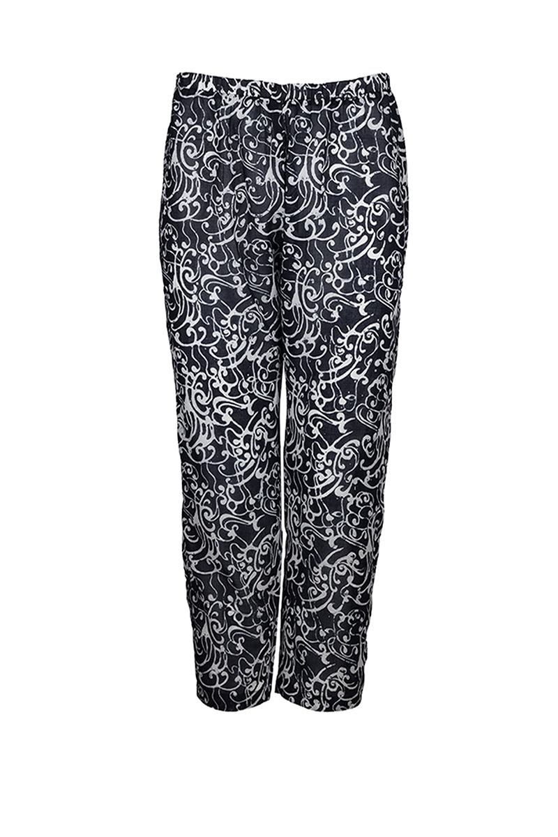 Lady's Summer Pants Black & White