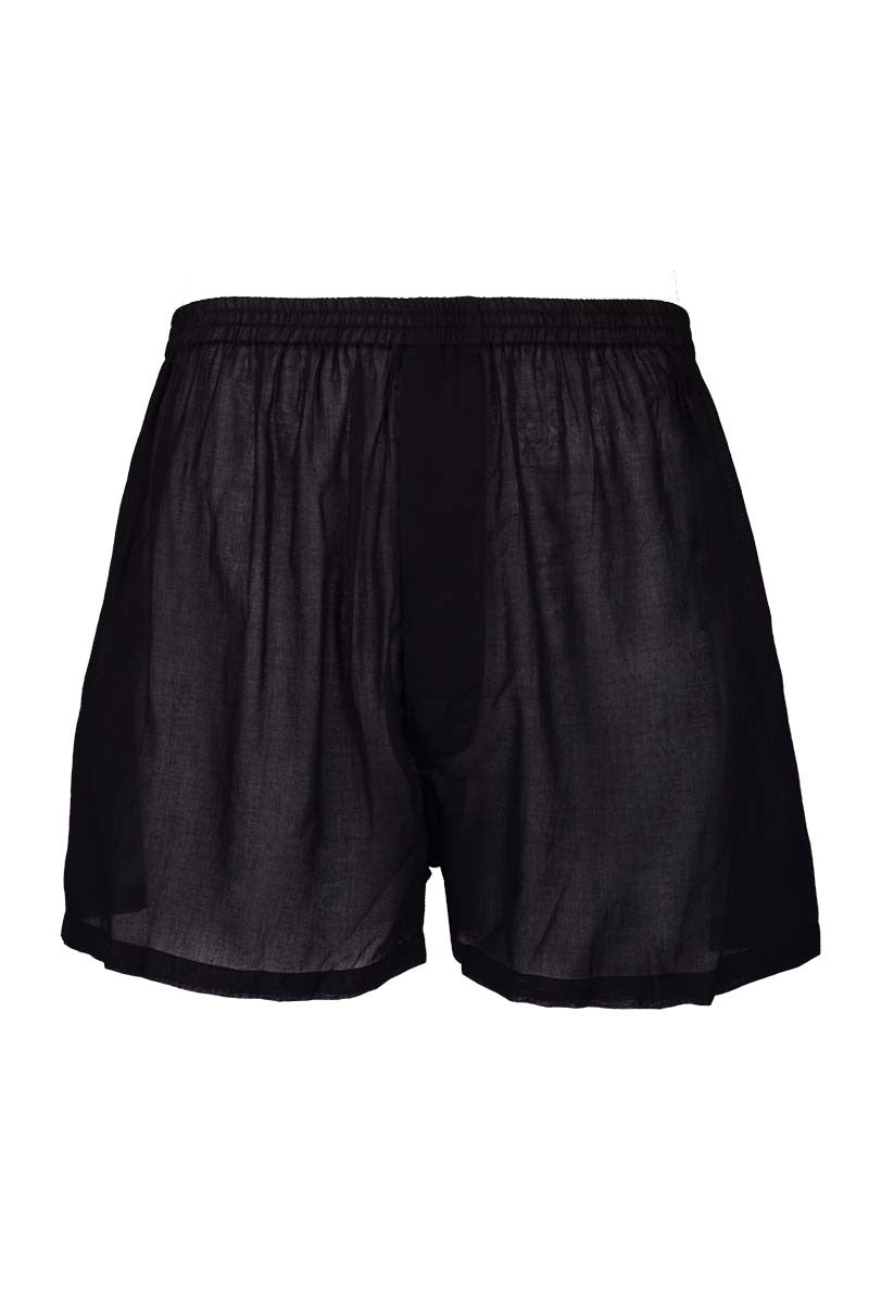 Men black boxer shorts 