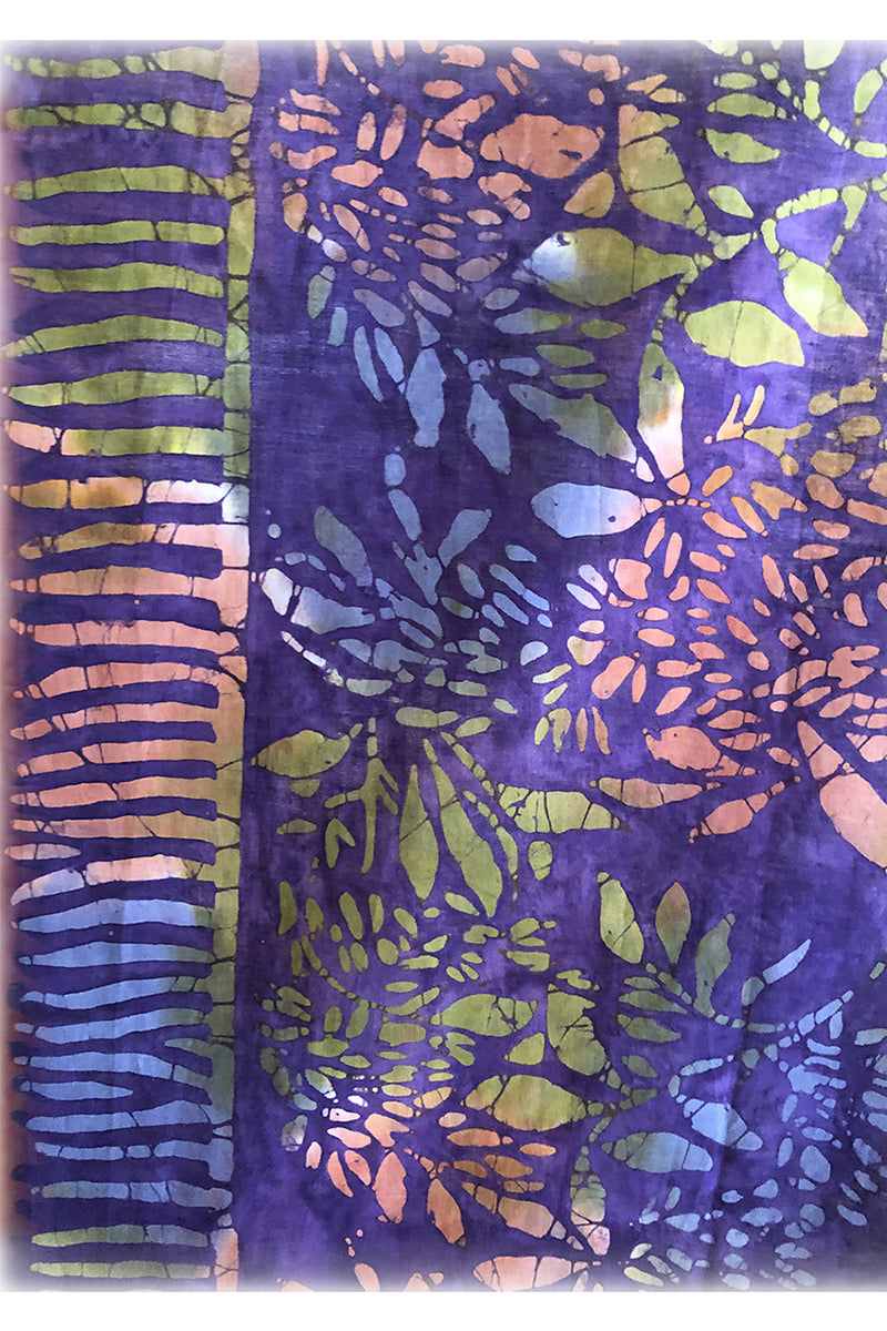 Batik Print Purple Color