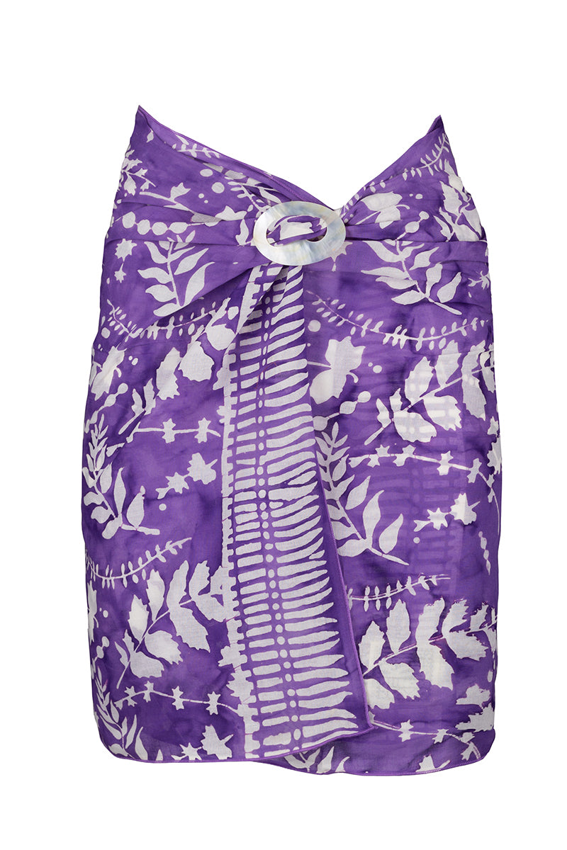 Mini Sarong Voile "Foggy"