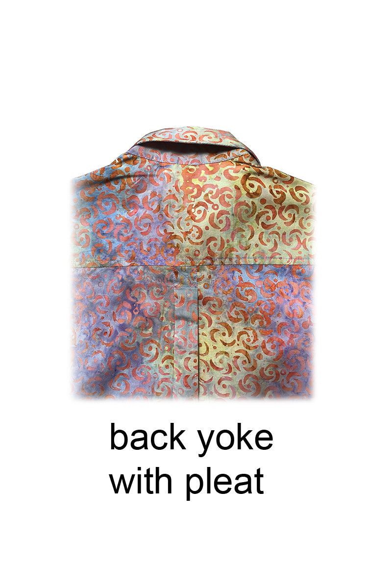 Back Yoke with Pleat