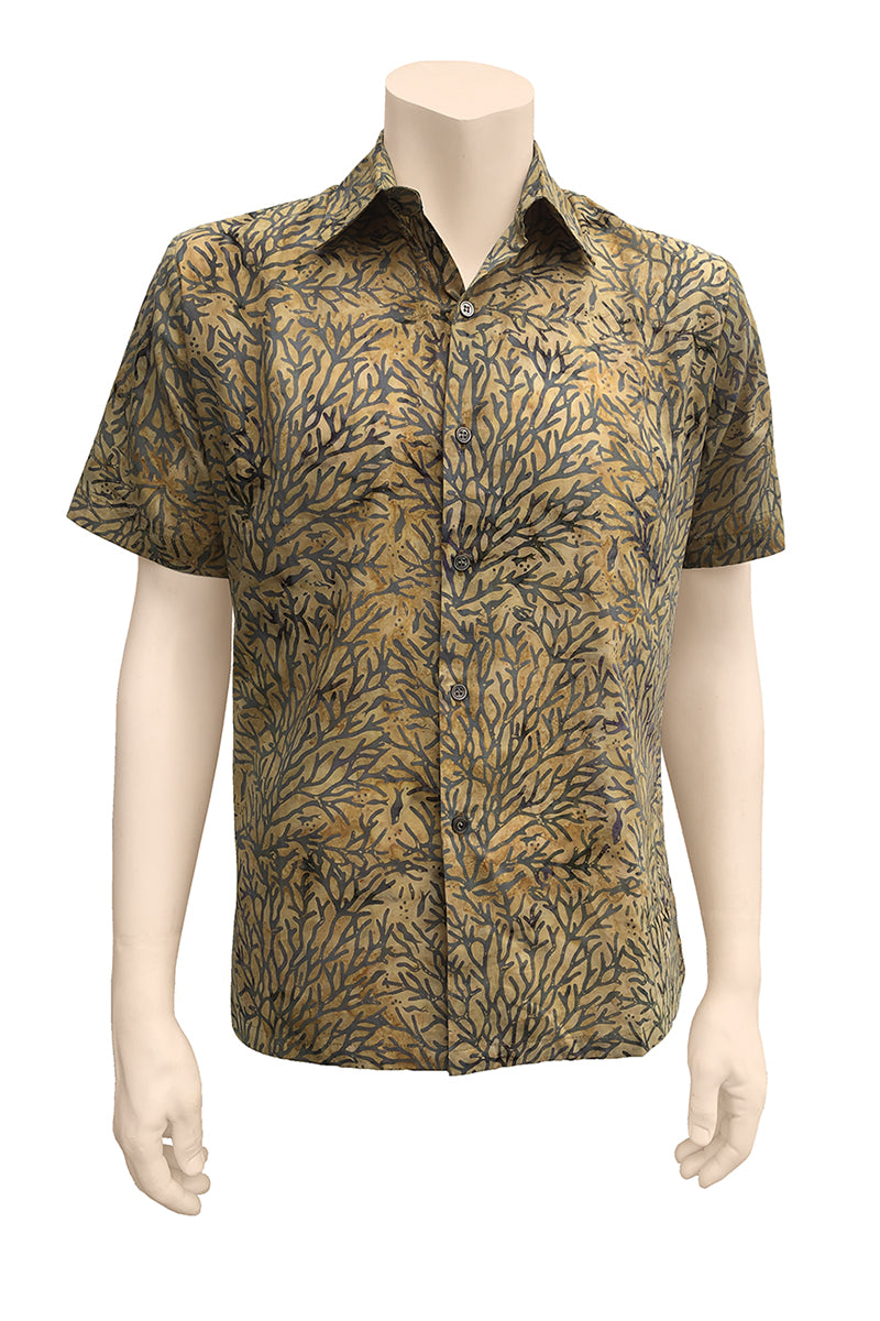 Men Shirt Batik Printed