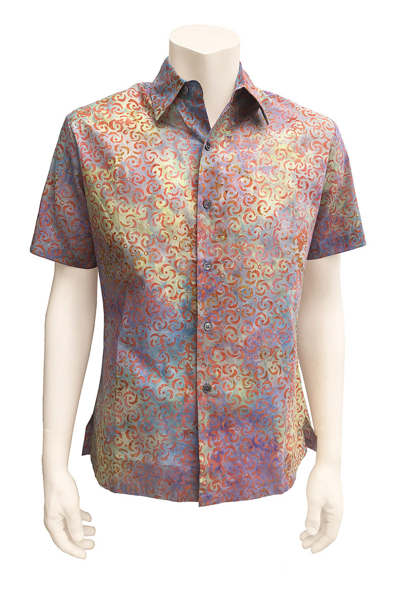 Shirt Batik Short Sleeves Large Size