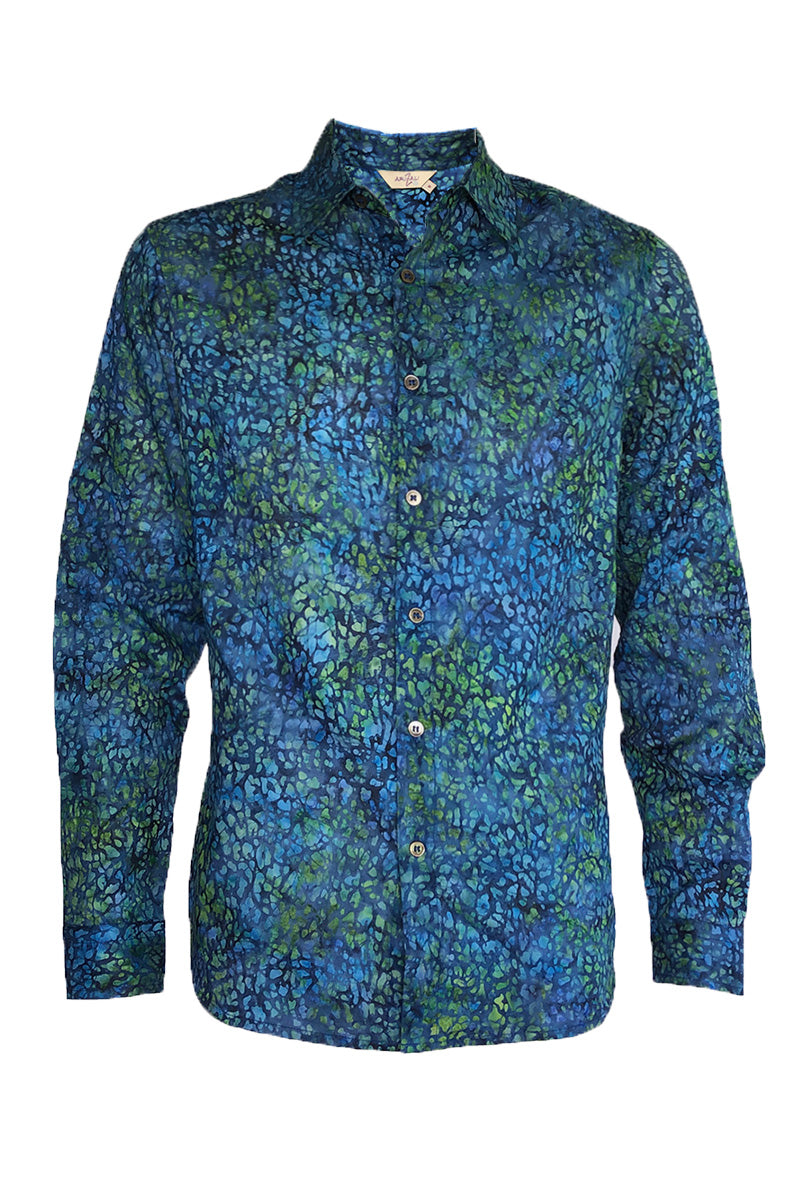 Long Sleeve Batik Shirts for Men Malaysia Singapore – Arizali