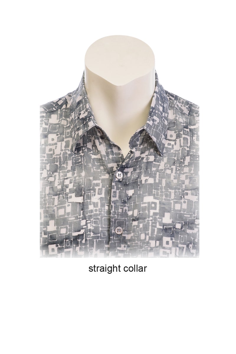Straight Collar Shirt