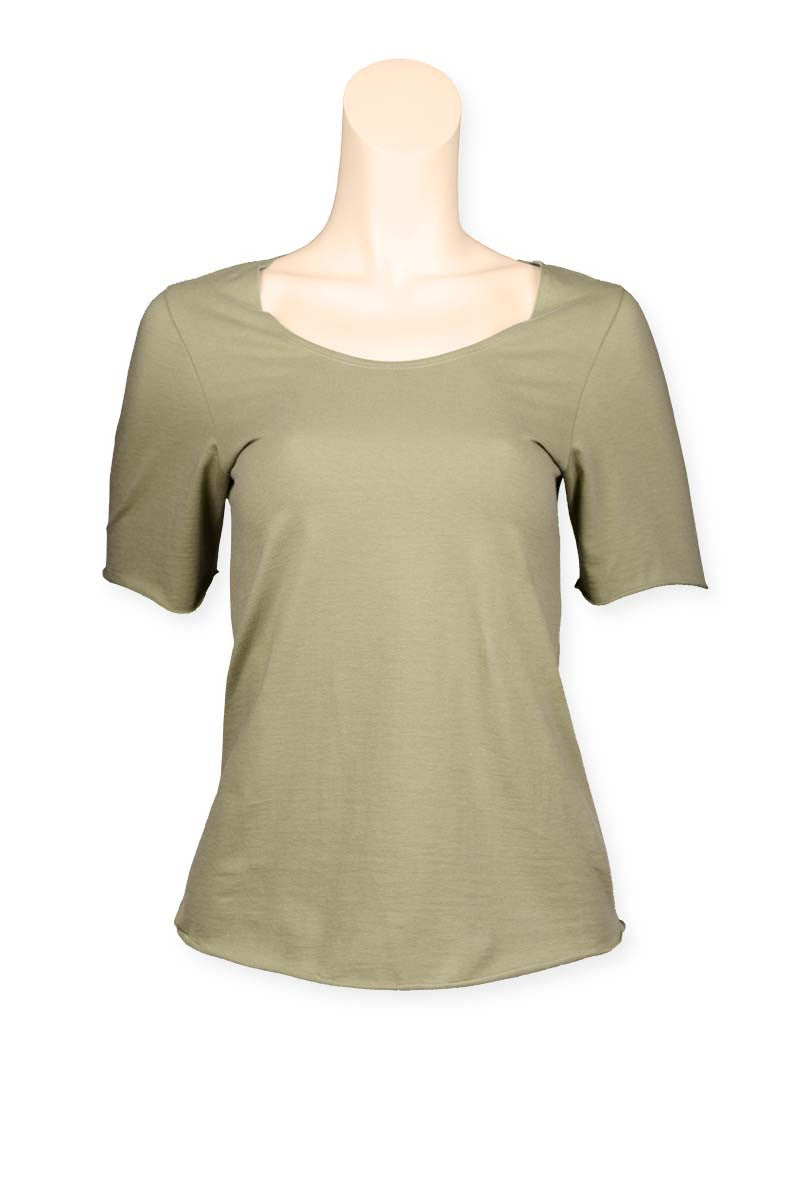 Cotton-Spandex Women Tee Shirt