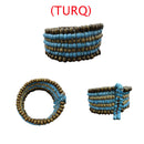 wooden bangle blue
