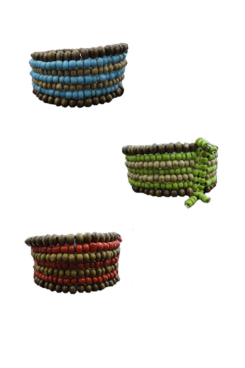 wooden beads bangles