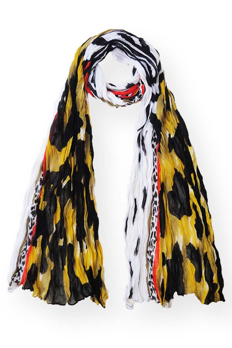 scarf wild animal print