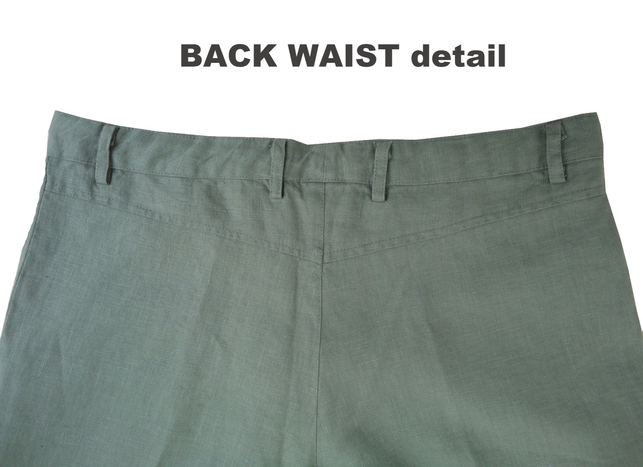 casual men pants detail back