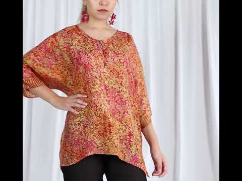B'fly Silk Kaftan 2C